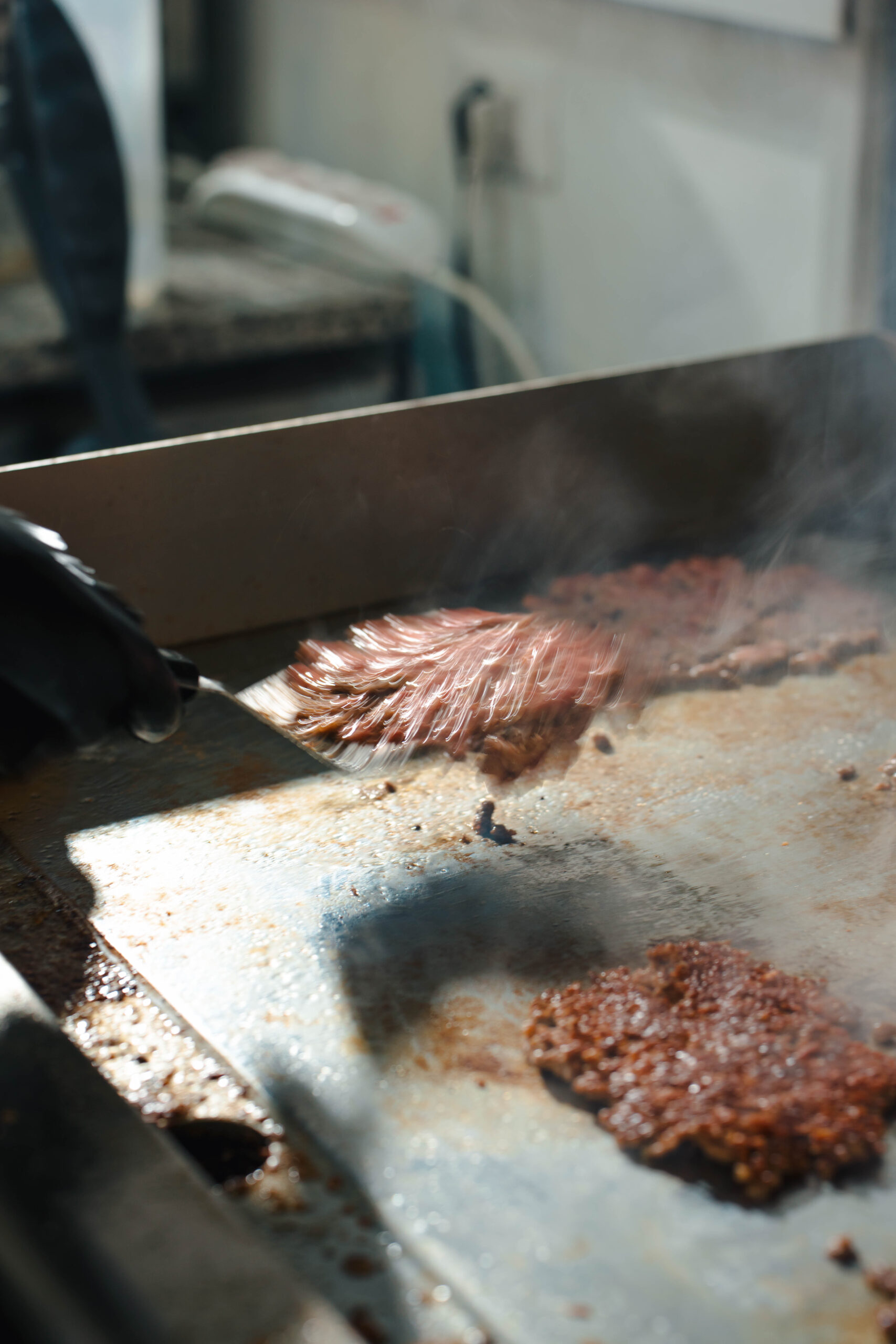 la piastra dello smash burger di smash house